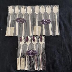 Reed & Barton Regent Heritage Mint 12 Iced Tea Spoons NEW Stainless